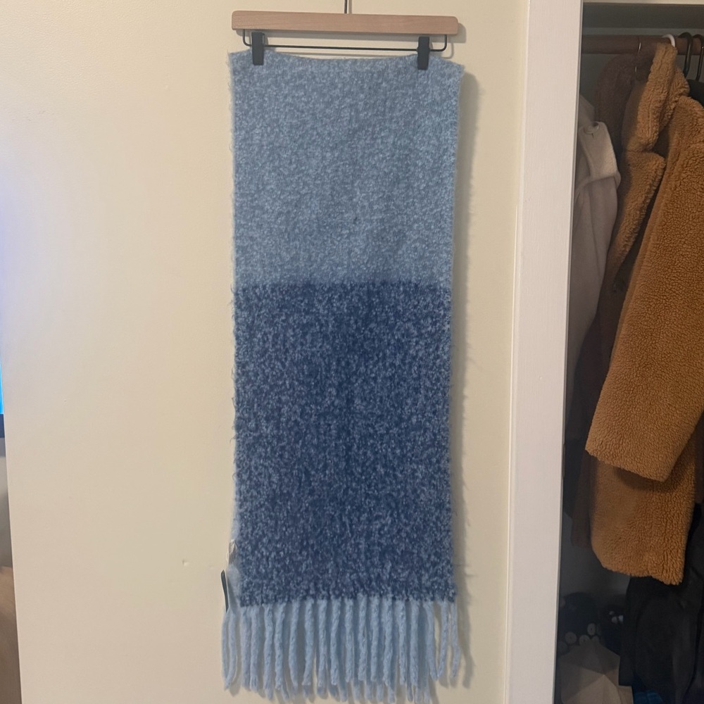 Melrose and Market Soft Blue Knit Scarf